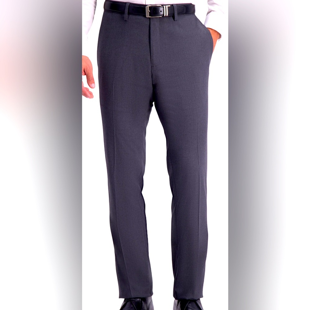Kenneth Cole Reaction Men's Slim-Fit Shadow Check Dress Pants. NWT